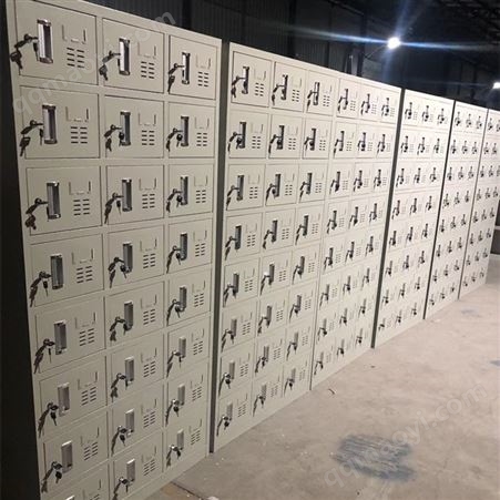 YHQGT唐山抽气鞋柜 铁柜定制 18门意合牌