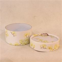 专业定制月饼包装礼盒 精美内卷边圆形天地盖包装礼品盒 首饰箱 礼盒包装 纸罐 纸管 纸筒
