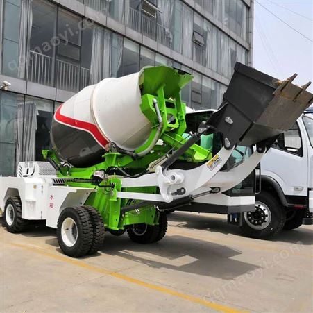 2方3方4方6方自上料混凝土搅拌车 自动上料搅拌车秦润公司好用 自上料搅拌车