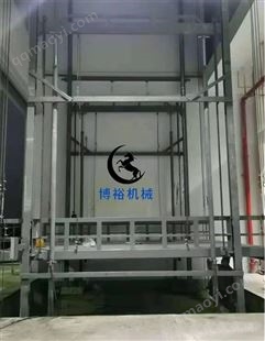 SJD貨運電梯貨物提升機  導軌式升降平臺升降貨梯  濟南博裕  質優價廉
