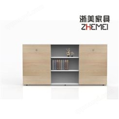 办公室书柜 带锁档案柜 木质资料储物文件柜 厂家浙美家具