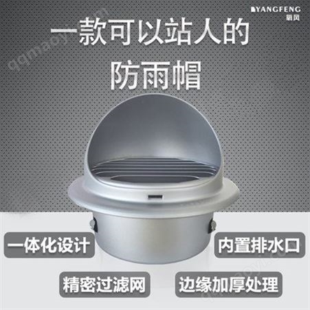 新風系統室外風帽  外墻風帽