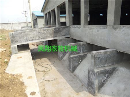 自动清粪机粪道预留方法