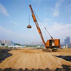 道路强夯地基施工 高速强夯机 强夯机租赁