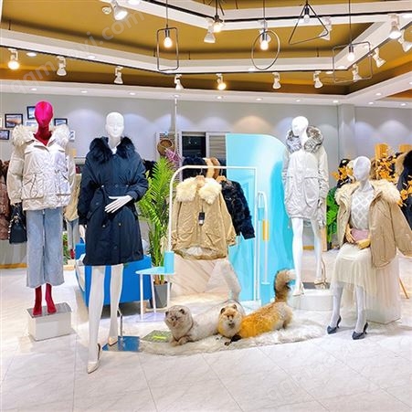 韩讯2021冬季韩版羽绒服新款撤柜品牌折扣女装尾货清仓