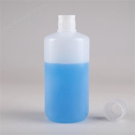 B2002-0032耐高温 加厚1000ml 窄口瓶 HDPE PP材质 无酶 无热源 净化车间生产 