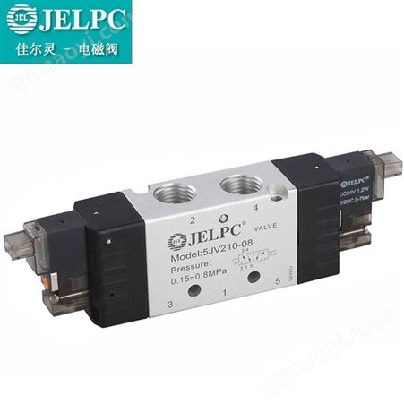 5JV110-065JV110-06佳尔灵JELPC电磁阀二位五通5JV120-06 DC24V DC12V