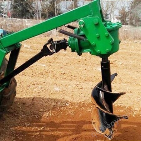 拖拉机带挖坑机 电线杆安装打桩机 围栏建筑挖洞机