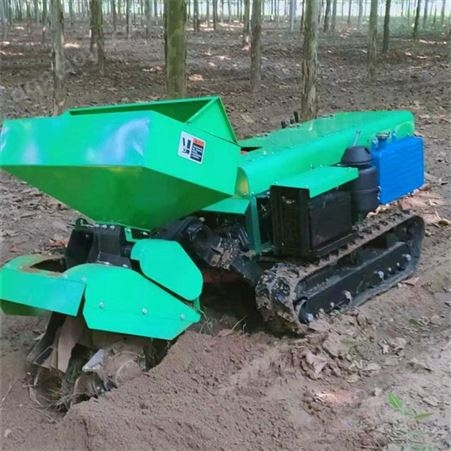履带式果园旋耕机 低矮型田园管理机 自走式果树施肥回填机