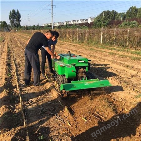 田园管理机 自走履带式微耕机 旋耕除草开沟施肥回填机械