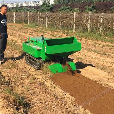 田园管理机 自走履带式微耕机 旋耕除草开沟施肥回填机械