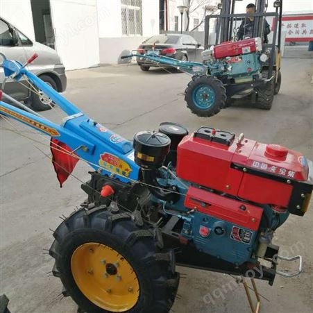 农用小型手扶拖拉机  新款多功能大棚旋耕机 柴油18马力12马力